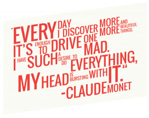 Claude Monet Quote