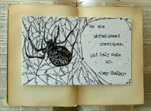 ... Shelley Quote - Frankenstein, Literature Art, Nature Illustration Art