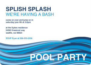 Splish Splash Pool Party