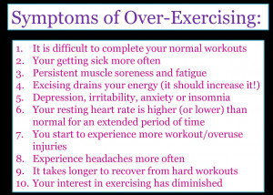 labels advice answer exercise obsessive exercise over exercise