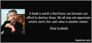 More Paul Scofield Quotes