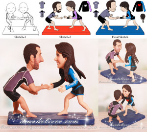 Jiu-Jitsu Cake Topper , Ground Fighting Grappling Cake Topper , Jiu ...