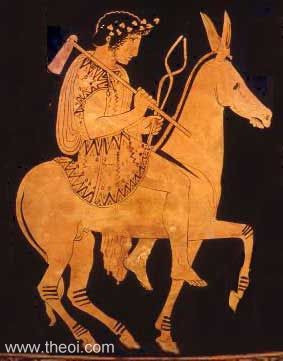 Hephaestus, god of smiths | Athenian red figure skyphos C5th B.C ...