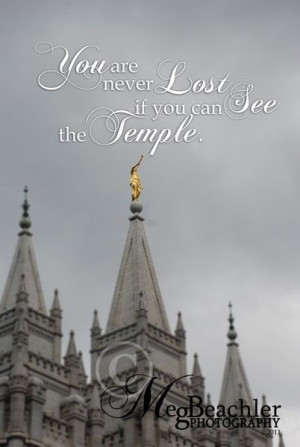 ... Print Name: You Are Never Lost Location: Salt Lake City LDS Temple