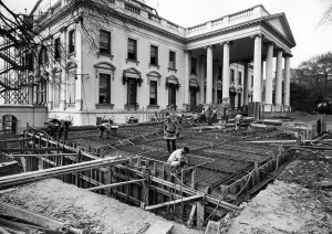 Fascinating Photos of the White House Being Gutted and Rebuilt in 1950