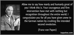 Allow me to say how manly and humanly great of you I think this is ...