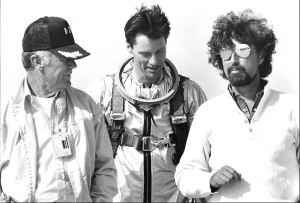 Sam Shepard as Chuck Yeager, the first man to break the sound barrier ...