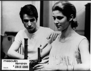 Still of Catherine-Isabelle Duport and Jean-Pierre Léaud in Masculin ...