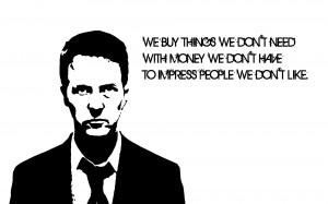 Black and white movies white fight quotes fight club edward norton ...