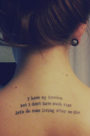 Freedom Tattoos Quotes Tattoo Horses Quotes Rolling