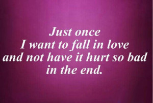 Just Once I Want.....