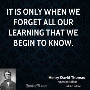 More Henry David Thoreau Quotes