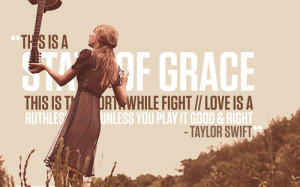Taylor Swift RED State of Grace