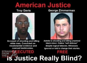 Is Justice Blind? Trayvon Martin Protest