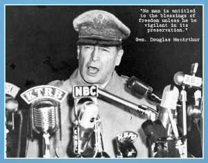 IN LOVING MEMORY OF GENERAL DOUGLAS MACARTHUR [SOLDIERS’ QUOTE OF ...