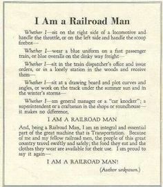 My Life as A Railroad Wife...