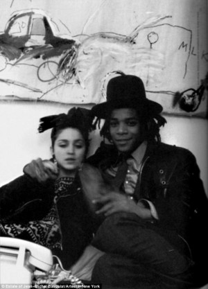 Tragic: Basquiat, pictured with former girlfriend Madonna, died at the ...