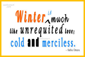Winter Quotes, Sayings about winter season