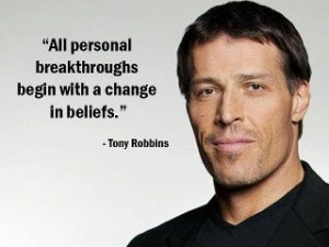 All personal breakthroughs begin with a change in beliefs.
