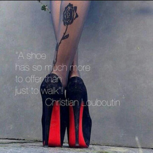 black, christian louboutin, heels christian louboutin, legs, red, shoe ...