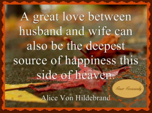 love between husband and wife