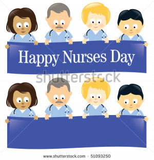 Happy Nurses Day Multi-Ethnic