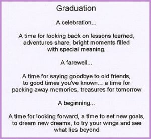 high school graduation poem