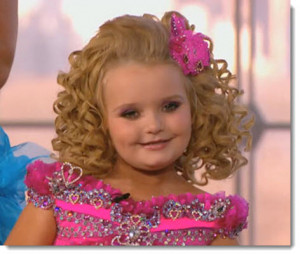 Six-year-old child beauty queen Alana Thompson, aka Honey Boo Boo