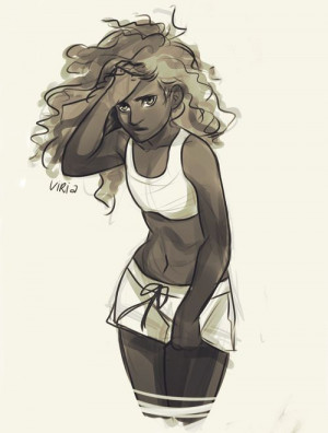 Hazel Levesque… She need some clothes but she is gorgeous.