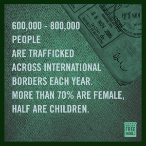 According to the US Department of State, 600,000-800,000 people are ...