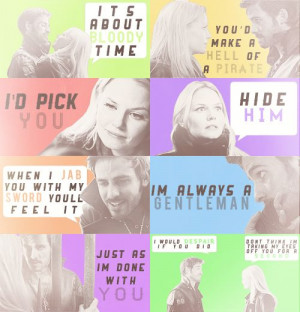 Hook and Emma quotes, love it ! #OUAT