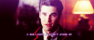 top 10 blaine anderson quotes || I ran, Kurt. I didn’t stand up.