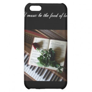Piano keys with Book and Rose-Shakespeare quote