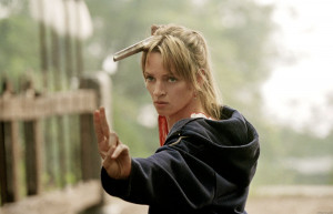 Uma Thurman (The Bride/Beatrix Kiddo) in Kill Bill Vol. 2