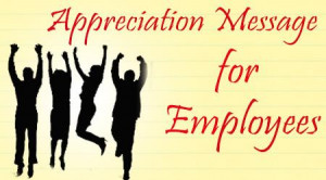 Appreciation Messages for Employees