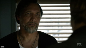 Emotional scene: Jax confesses to his friend Nero (Jimmy Smits) - and ...