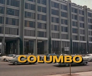 Columbo intro, modernist building