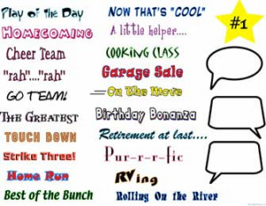 Sayings and Clip Art