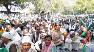 ... of farmers demonstrate in Delhi against GM crops, anti-farmer policies