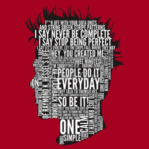 TShirtGifter presents: Typography Tyler Durden Design