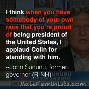 John Sununu former New Hampshire governor and White House chief of