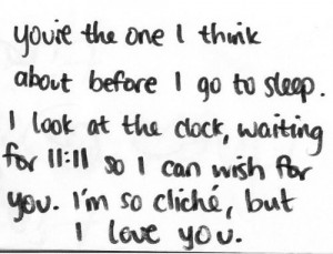 11:11, cliche, love, quote, sleep, text, typography