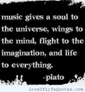 Great Plato quote on Music