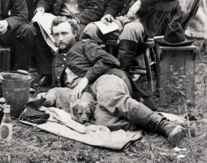 from the Library of Congress shows a young Lt. George A. Custer ...