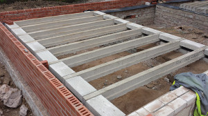 Ordering Our Concrete Block and Beam Floor & concrete beams