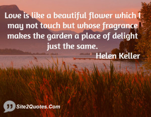 ... but whose fragrance makes the garden a place of delight just the same