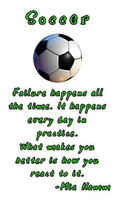 soccer, mia hamm, quotes, sayings, failure, motivational quote ...