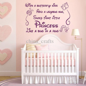 Room Wall Quotes Vinyl Wall Stickers 45x60cm Nursery Wall Decals Kids ...