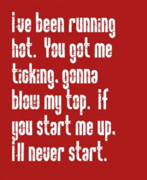 Rolling Stones - Start Me Up - song lyrics, music lyrics, song quotes