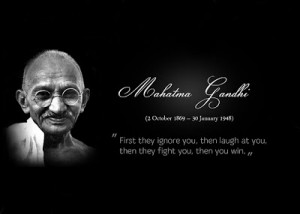 Mahatma Gandhi full name was Mohandas Karamchand Gandhi . He was born ...